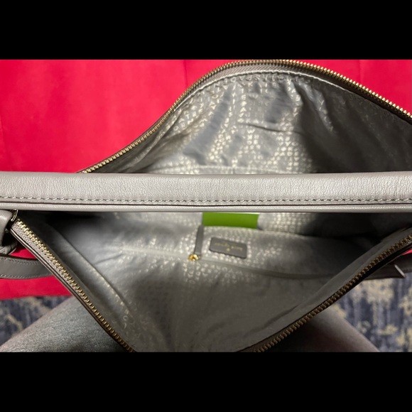 Kate Spade Gray Large Crossbody. - Picture 3 of 3